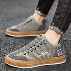 George | Men's Lace-Up Sneakers with Quilted Upper, Chunky Sole Sneakers | The Dress Cellar