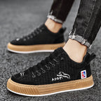 George | Men's Lace-Up Sneakers with Quilted Upper, Chunky Sole Sneakers | The Dress Cellar