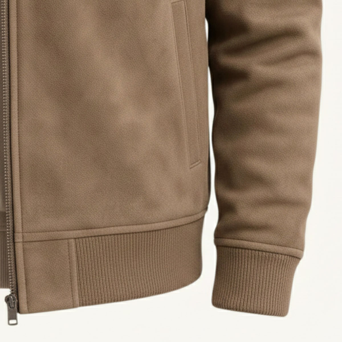 Ryan | Men's Suede Bomber Jacket, Tailored Autumn Jacket | The Dress Cellar
