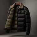 Ryan | Women's Quilted Puffer Jacket, Weather-Resistant Autumn Coat | The Dress Cellar | Black