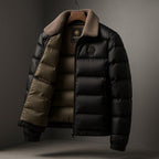 Ryan | Women's Quilted Puffer Jacket, Weather-Resistant Autumn Coat | The Dress Cellar | Black