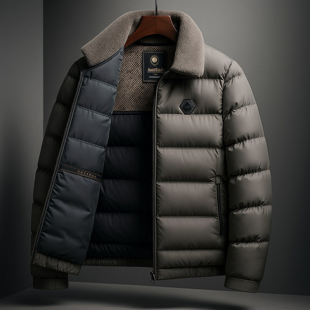 Ryan | Women's Quilted Puffer Jacket, Weather-Resistant Autumn Coat | The Dress Cellar | Ocean