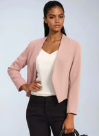 Sabrina | Women's Open-Front Blazer, Short Elegant Jacket | The Dress Cellar