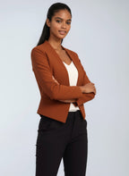 Sabrina | Women's Open-Front Blazer, Short Elegant Jacket | The Dress Cellar