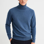 Trevor | Men's Cashmere Turtleneck Sweater, Timeless Knit Sweater | The Dress Cellar