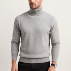 Trevor | Men's Cashmere Turtleneck Sweater, Timeless Knit Sweater | The Dress Cellar