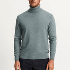 Trevor | Men's Cashmere Turtleneck Sweater, Timeless Knit Sweater | The Dress Cellar
