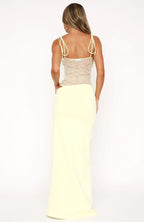 Scarlett | Women's Long Corset Dress with Lace Details - image 3