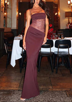 Scarlett | Women's Long Corset Dress with Lace Details - image 8