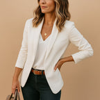Scarlett | Women's One-Button Slim Fit Blazer - Green