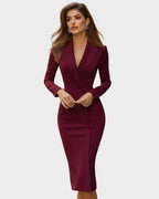 Scarlett | Women's Tailored Midi Dress - image 10
