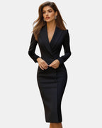 Scarlett | Women's Tailored Midi Dress - image 6