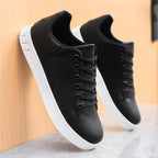 Scott | Men's Lace-Up Trainers, Low-Top Orthopedic Trainers | The Dress Cellar | Black