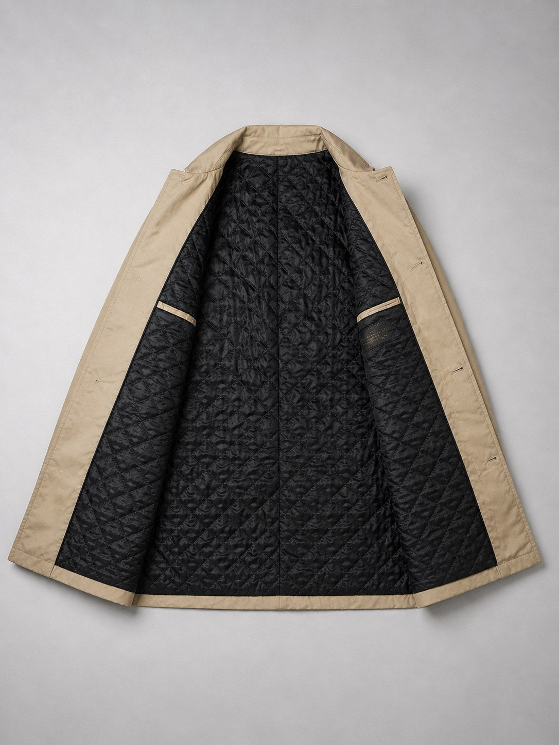 Scott | Men's Tailored Longline Coat, Button Front Overcoat | The Dress Cellar