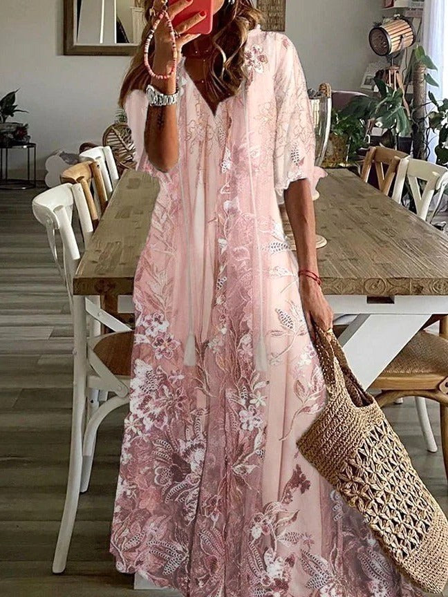 Seraphina | Women's Floral Maxi Casual Summer Dress - image 2