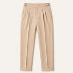 Shane | Men's High Waist Double Pleated Trousers, Tailored Formal Trousers | The Dress Cellar