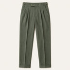 Shane | Men's High Waist Double Pleated Trousers, Tailored Formal Trousers | The Dress Cellar