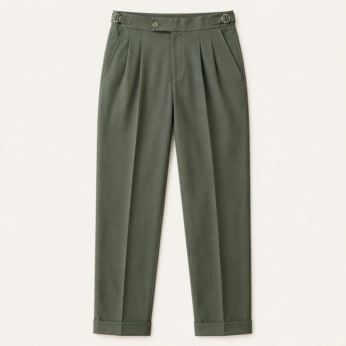 Shane | Men's High Waist Double Pleated Trousers, Tailored Formal Trousers | The Dress Cellar