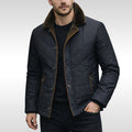 Shane | Men's Padded Jacket with Soft Lining, Lightweight Insulated Coat | The Dress Cellar | Brown