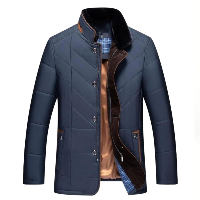 Shane | Men's Padded Jacket with Soft Lining, Lightweight Insulated Coat | The Dress Cellar