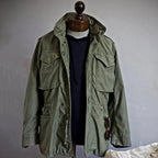 Simon | Men's Military Field Jacket, Adjustable Drawstring Outdoor Jacket | The Dress Cellar