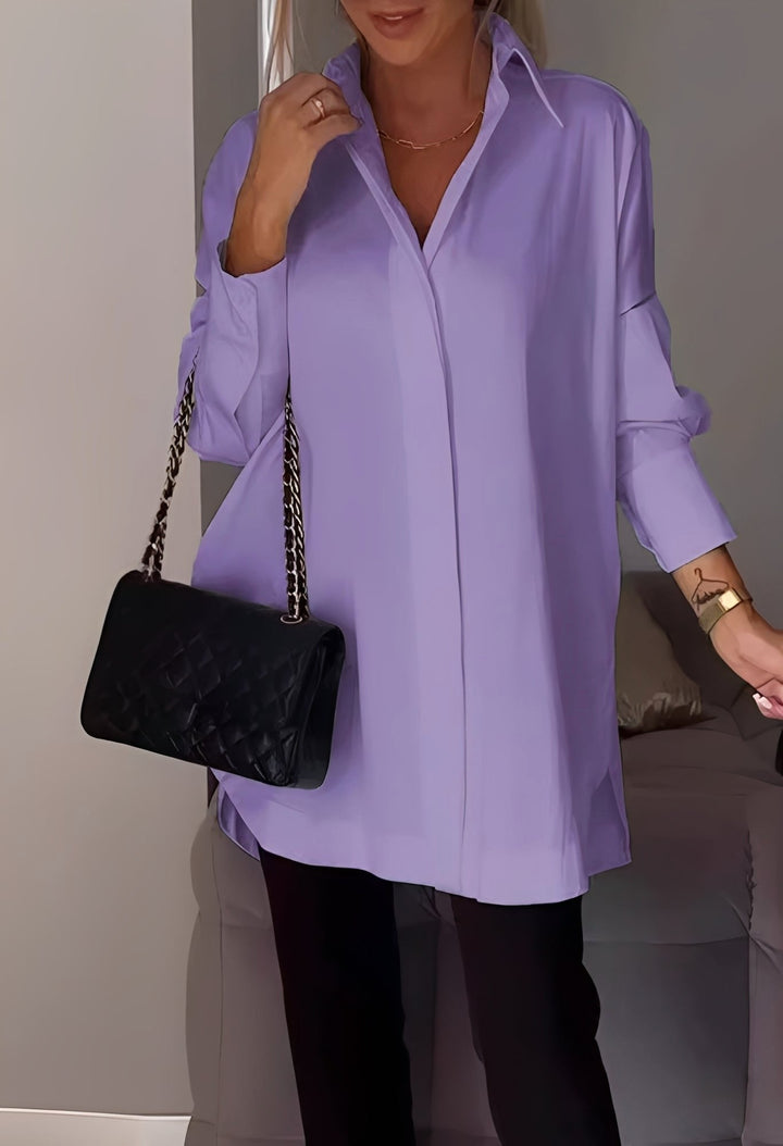 Sloane | Women's Long Sleeve Collared Shirt - image 5