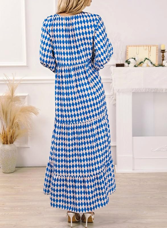 Sophia | Women's Boho Lightweight V-Neck Maxi Dress - image 15