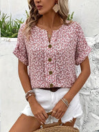 Sophia | Women's Chic Floral Summer Print Blouse - image 5