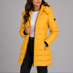 Ashley | Women's Hooded Puffer Jacket, Lightweight Insulated Winter Coat | The Dress Cellar