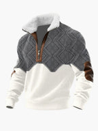 Spencer | Men's High-Neck Fleece Jumper, Warm Layering Jumper | The Dress Cellar