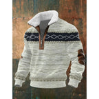 Spencer | Men's High-Neck Fleece Jumper, Warm Layering Jumper | The Dress Cellar
