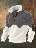 Spencer | Men's High-Neck Fleece Jumper, Warm Layering Jumper | The Dress Cellar