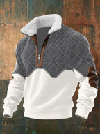 Spencer | Men's High-Neck Fleece Jumper, Warm Layering Jumper | The Dress Cellar