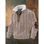 Spencer | Men's High-Neck Fleece Jumper, Warm Layering Jumper | The Dress Cellar
