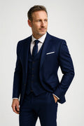 Gregory | Men's Three-Piece Tailored Suit with Vest, Formal Blazer Suit | The Dress Cellar