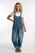 Stella | Women's Adjustable Buckle Denim Overalls - image 1