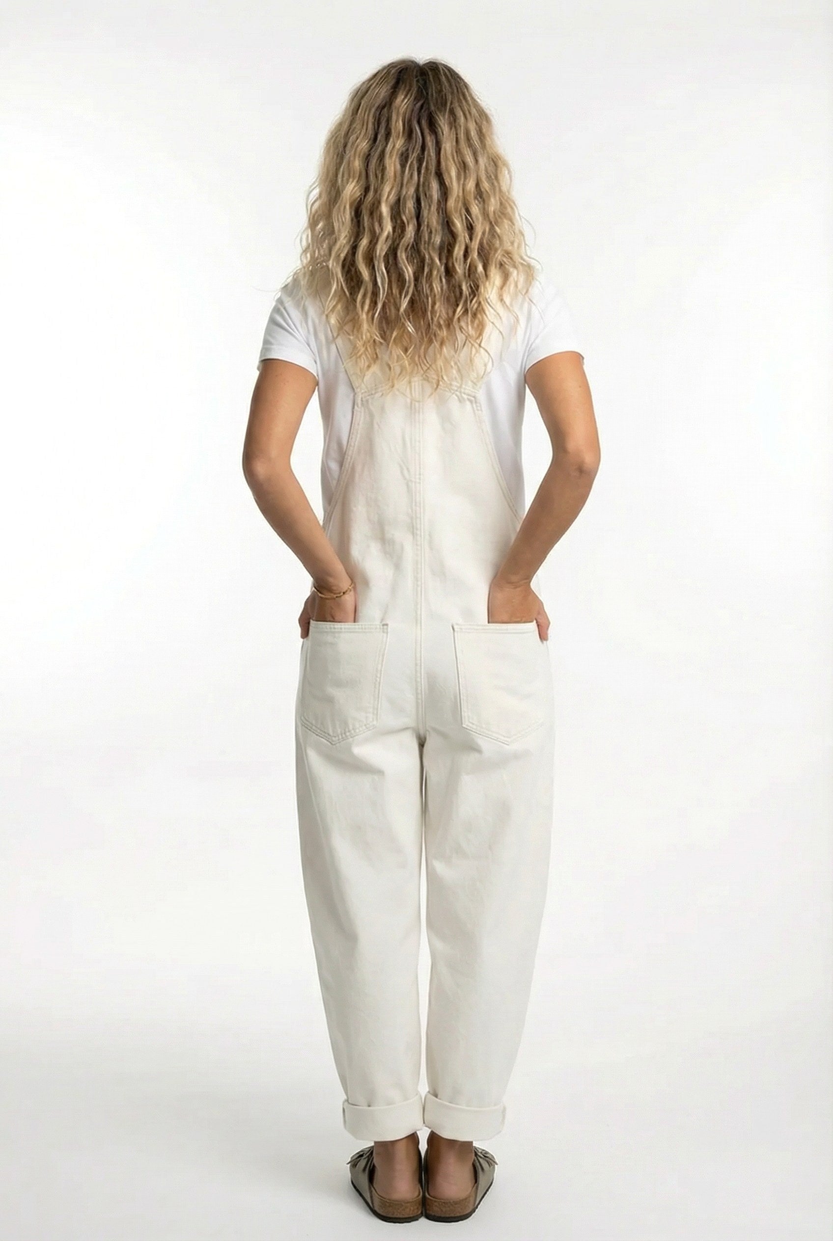Stella | Women's Adjustable Buckle Denim Overalls - image 8