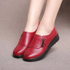 Stephanie | Women's Comfortable Slip-On Shoes - Red