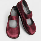 Stephanie | Women's Orthopedic Comfort Flats - Red