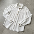Suzanne | Women's Linen Blend Blouse with Classic Collar, Relaxed Fit Shirt | The Dress Cellar