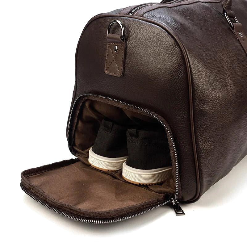 Simon | Luxurious Genuine Leather Bag, Elegant Travel Bag | The Dress Cellar