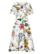 Teagan | Women's Printed Floral Midi Dress - image 6