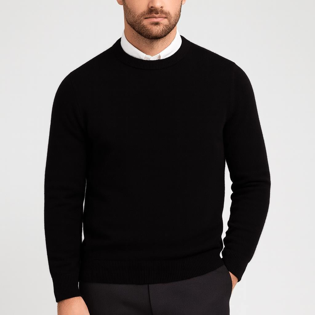 Cody | Men's Cashmere Crew Neck Sweater, Soft Luxury Knit | The Dress Cellar