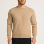 Cody | Men's Cashmere Crew Neck Sweater, Soft Luxury Knit | The Dress Cellar