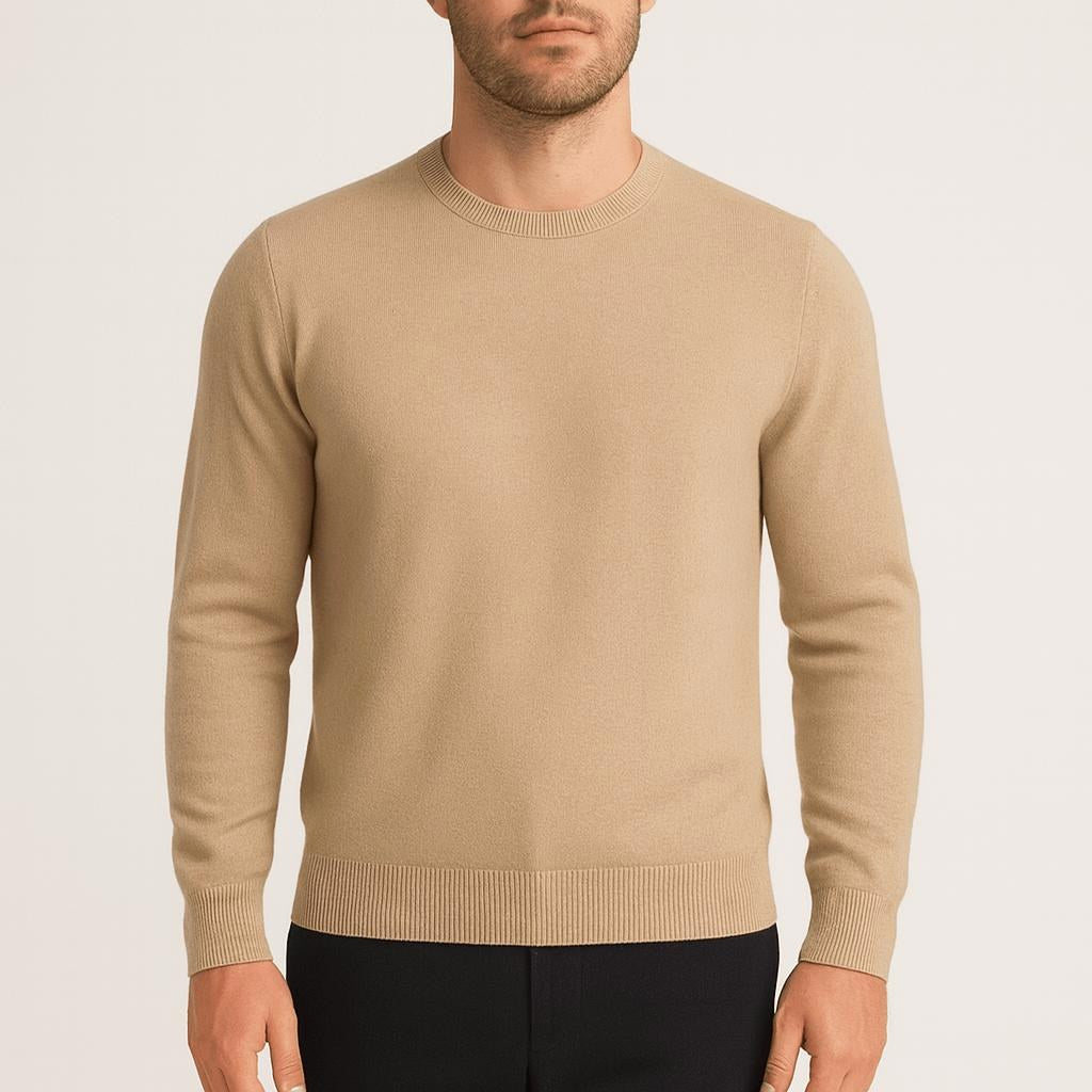 Cody | Men's Cashmere Crew Neck Sweater, Soft Luxury Knit | The Dress Cellar