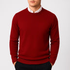 Cody | Men's Cashmere Crew Neck Sweater, Soft Luxury Knit | The Dress Cellar