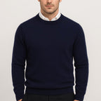 Cody | Men's Cashmere Crew Neck Sweater, Soft Luxury Knit | The Dress Cellar