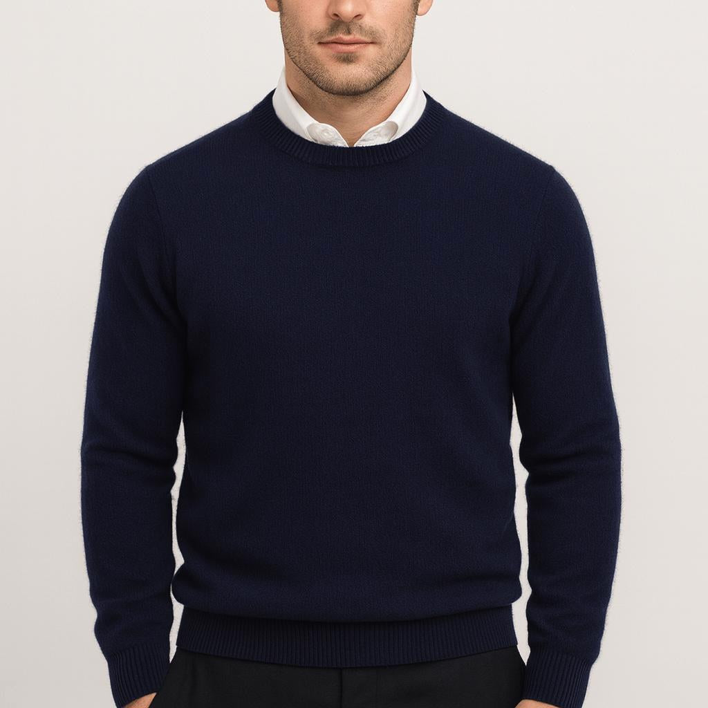 Cody | Men's Cashmere Crew Neck Sweater, Soft Luxury Knit | The Dress Cellar