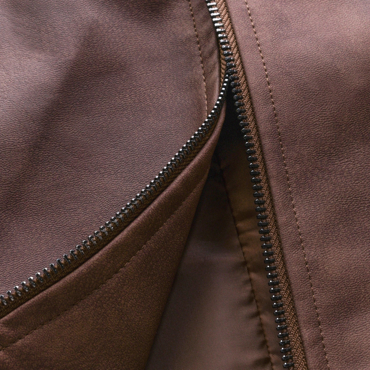 Patrick | Men's Leather Jacket, Zip-Front Fall Coat | The Dress Cellar