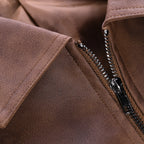 Patrick | Men's Leather Jacket, Zip-Front Fall Coat | The Dress Cellar